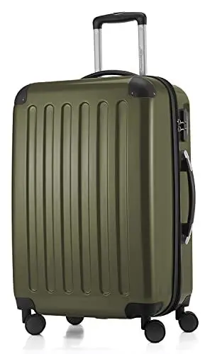 Produktbild: HAUPTSTADTKOFFER Alex - Mittelgroßer Hartschalenkoffer, 4 Rollen, Koffer, Trolley, Rollkoffer, Reisekoffer, Volumenerweiterung, 65 cm, 74 Liter, Avocado