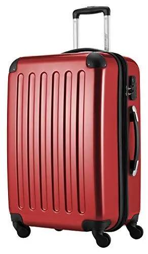 Produktbild: HAUPTSTADTKOFFER Alex - Mittelgroßer Hartschalenkoffer, 4 Rollen, Koffer, Trolley, Rollkoffer, Reisekoffer, Volumenerweiterung, 65 cm, 74 Liter, Rot
