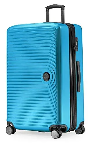 Produktbild: HAUPTSTADTKOFFER Mitte - Großer Hartschalenkoffer, TSA, 4 Rollen, Check-In Gepäck mit 8 cm Volumenerweiterung, 77cm, 130 Liter, Cyanblau