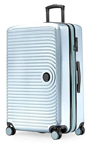 Produktbild: HAUPTSTADTKOFFER Mitte - Großer Hartschalenkoffer, TSA, 4 Rollen, Check-In Gepäck mit 8 cm Volumenerweiterung, 77cm, 130 Liter, Pool blue