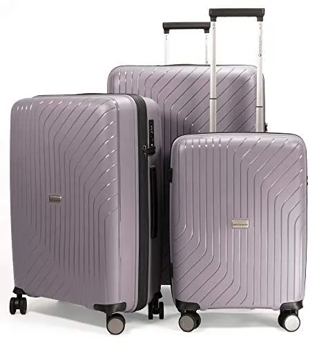 Produktbild: HAUPTSTADTKOFFER TXL - 3er Kofferset, TSA, Trolley-Set, 4 Rollen, Rollkoffer, EXTRA LEICHT, Reisekoffer, (S, M & L), Titan