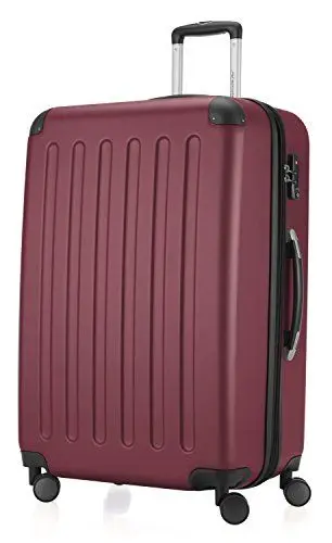 Produktbild: HAUPTSTADTKOFFER - SPREE - Großer Hartschalen-Koffer Trolley Rollkoffer Reisekoffer, 4 Doppel-Rollen, 75 cm, 119 L, Burgund