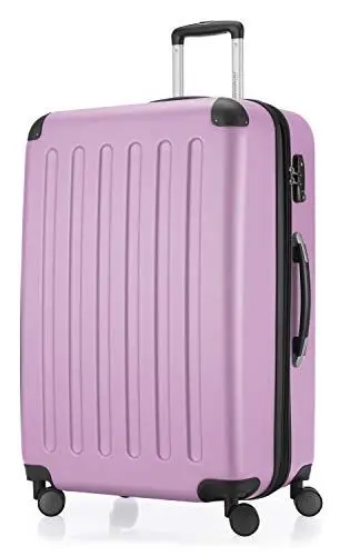 Produktbild: HAUPTSTADTKOFFER - SPREE - Großer Hartschalen-Koffer Trolley Rollkoffer Reisekoffer, 4 Doppel-Rollen, 75 cm, 119 L, Flieder, Ausziehgriff