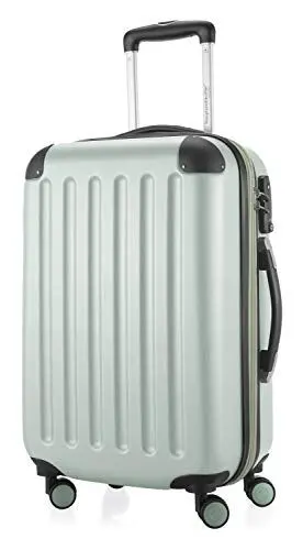 Produktbild: HAUPTSTADTKOFFER - SPREE - Handgepäck Hartschalen-Koffer Trolley Rollkoffer Reisekoffer, 4 Doppel-Rollen, 55 cm, 42 L, Ausziehgriff, Mint