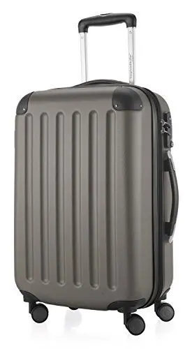 Produktbild: HAUPTSTADTKOFFER - SPREE - Handgepäck Hartschalen-Koffer Trolley Rollkoffer Reisekoffer, 4 Doppel-Rollen, 55 cm, 42 L, Graphite