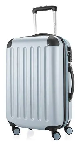Produktbild: HAUPTSTADTKOFFER - SPREE - Handgepäck Hartschalen-Koffer Trolley Rollkoffer Reisekoffer, 4 Doppel-Rollen, 55 cm, 42 L, Pool Blue