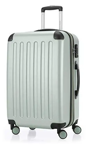 Produktbild: HAUPTSTADTKOFFER - SPREE - Hartschalen-Koffer Trolley Rollkoffer Reisekoffer, 4 Doppel-Rollen, 65 cm, 74 L, Ausziehgriff , Mint