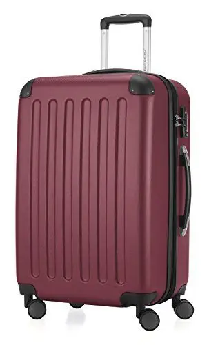 Produktbild: HAUPTSTADTKOFFER - SPREE - Hartschalen-Koffer Trolley Rollkoffer Reisekoffer, 4 Doppel-Rollen, 65 cm, 74 L, Burgund
