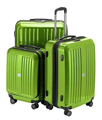 Produktbild: HAUPTSTADTKOFFER - X-Berg - 3er Koffer-Set Koffer Trolley Hartschalenkoffer, TSA (S, M, L ), Apfelgrün