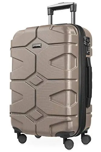 Produktbild: HAUPTSTADTKOFFER - X-Kölln - Handgepäck Trolley, Bordgepäck, Koffer, Volumenerweiterung, TSA, 4 gummierte Doppelrollen, 55 cm, 50 L, Gold matt