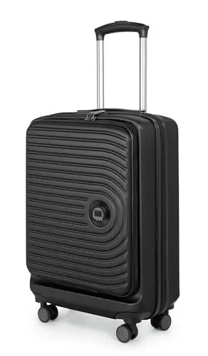 Produktbild: Hauptstadtkoffer Mitte - Handgepäck Toploader 55x40x20, TSA, 4 Rollen, Reisekoffer, Hartschalenkoffer, Rollkoffer, Handgepäckkoffer, Bordgepäck Koffer, Schwarz