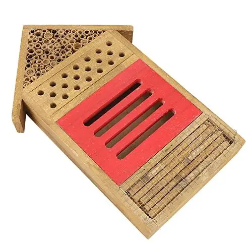 Produktbild: Haus Hotel Holz Bienenhaus Holz Zimmer Hotel Unterschlupf Garten Dekoration Box
