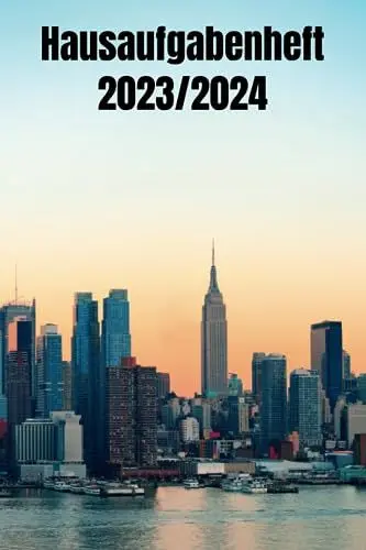 Produktbild: Hausaufgabenheft 2023/2024 New York: Geeignet für Jungs, Mädchen, Teenager und alle Schüler , Schulplaner und Wochenplaner Mit Raum Für Notizen
