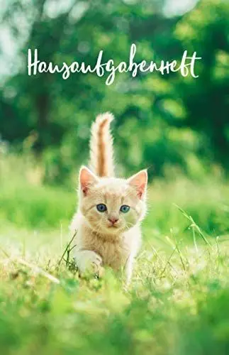 Produktbild: Hausaufgabenheft: mit Baby Katze / Kätzchen, ca. A5, für 1 komplettes Schuljahr