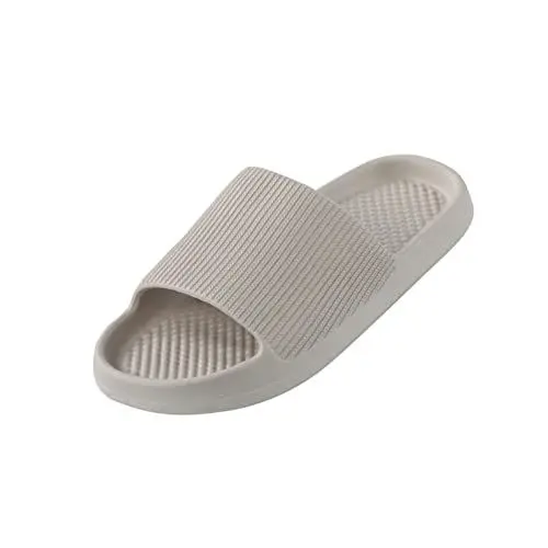 Produktbild: Hausschuhe Damen Badelatschen Herren Badeschlappen Herren Wolkenschuhe Sommerschuhe Flache Slipper Strandschuhe Slides Gesundheitsschuhe Orthopädische Schuhe Offene Slippers Bequeme Leichte