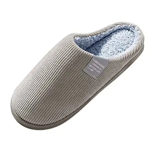 Produktbild: Hausschuhe Damen Herren Plüsch Pantoffeln Flach Sohle Filzpantoffeln Warme Gefüttert Filzhausschuhe Lustige Slippers asu Baumwolle Bequeme Flauschige Liebespaar Pantoffeln Freizeit Hauspantoffeln