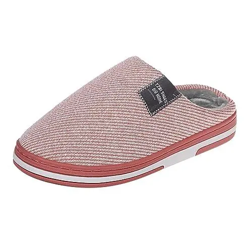 Produktbild: Hausschuhe Damen Herren Winter warm und Pantoffeln Home Damenplush Baumwoll Thick Vertiefte Hausschuhe Bequeme Rutschfeste Flache Slippers Outdoor/Indoor mit Super Qualität Hausschuhe Mädchen 37