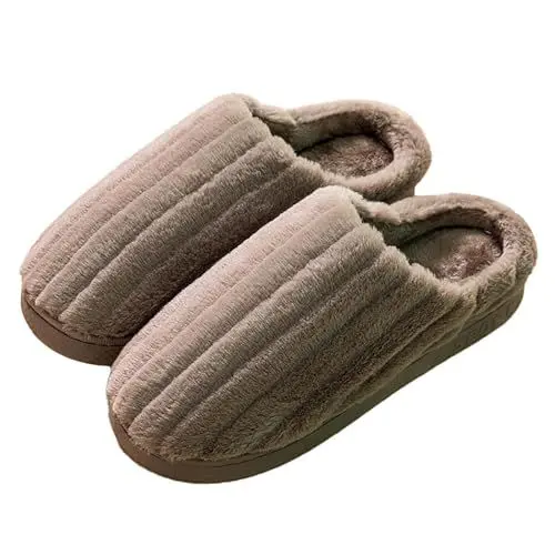 Produktbild: Hausschuhe Damen Kunstfell Hausschuhe Damen Gr38 Pluesch Hausschue Hausschlappen Pluesch Slippers Women Size Hausschuhe Damen Rosa Glitzer White Fluffy Slippers Warme Pantoffeln für Damen