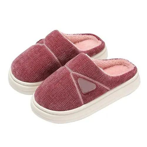 Produktbild: Hausschuhe Herren 42 Senioren Hausschuhe Kuh Damen Strandsandalen Hohl Casual Hausschuhe Flache Schuhe Sandalen Herren-Hausschuhe Hausschuhe Gefüttert Damen (Purple, 36)