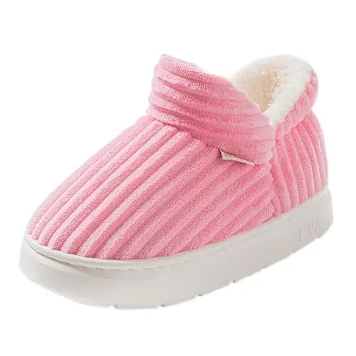 Produktbild: Hausschuhe Herren Lustig Hausschuhe Männer Damen -Slipper mit Absatz für drinnen und draußen, dicke Sohle, Eva-Sohle, warme, verdickte Hausschuhe 𝖴gg Pantoffel Damen 𝖴gg Hausschuhe (Pink, 42)