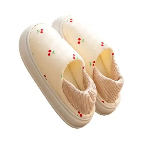 Produktbild: Hausschuhe Katze Hausschuhe Senioren Damen Halloween Weihnachtspantoffeln Urlaubspantoffeln Hausschuhe Home Slipper für Frauen Flauschige Hausschuhe für On Schuhe Damen 1 Project Cloud (Rose Gold, 38)