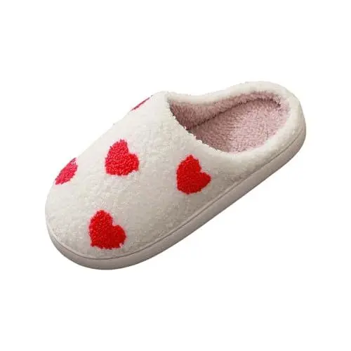 Produktbild: Hausschuhe Smiley Damen Hausschuhe Clogs Women's Beach Sandals Hollow Casual Slippers Flat Shoes Sandals Hausschuhe 39 Hausschuhe Herren Herren Pantoffeln (White, 38)