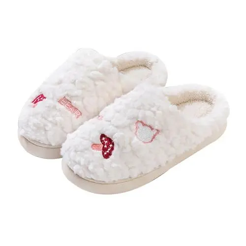 Produktbild: Hausschuhe für Männer und Frauen, rutschfeste Hausschuhe aus Baumwollleinen für drinnen und draußen, Hausschuhe, Sandalen mit offener Spitze, atmungsaktive Schuhe für das Schuhe Damen (White, 38)