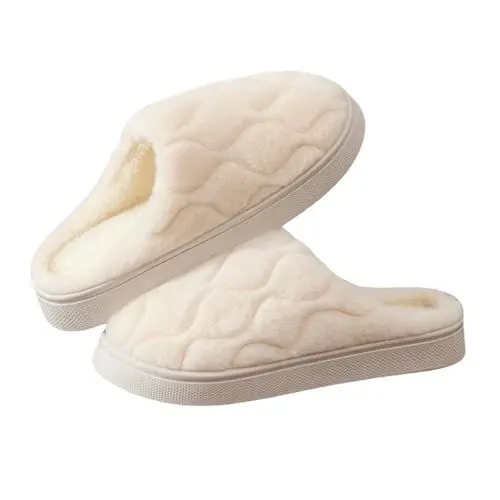 Produktbild: Hausschuhes Damen Winter Plüsch Pantoffeln Ultra Bequeme Filzpantoffeln Wärme Winterschuhe Lustig Karierte Filzhausschuhe Leichte Flauschige Slippers Memory Foam Hauspantoffeln