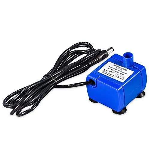 Produktbild: Haustier Wasserpumpe Ersatzpumpe für Blumen Katzenbrunnen, Mini Super Leise Elektrische Wasser Pumpe 2W Verbrauchsarme Pumpe mit 5,9ft Kabel für Katze Trinkbrunnen