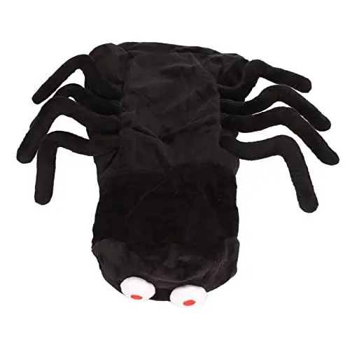 Produktbild: Haustier-Halloween-Kostüm, Kleidung, Plüsch, süßes Spinnen-Design, Kapuzen-Haustier-Outfit, kleine, mittelgroße Hunde und Katzen, Partybekleidung