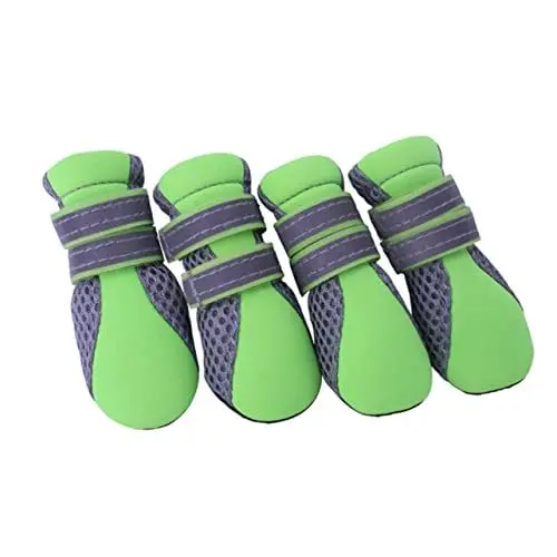 Produktbild: BESPORTBLE Haustierschuhe Hundeschuhe Haustier Stiefel Einhorn-Hundemütze Winterschuhe für Hunde pet Supplies Hundezubehör Hundewanderung Hundeschutz Hundestiefel Stiefel für Hunde Green