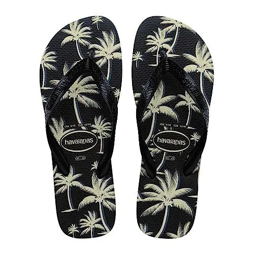 Produktbild: Havaianas – Aloha, bequeme, langlebige und sommerliche Flip-Flops, Sohle mit Blattmuster, rutschfeste Sohle, Herren