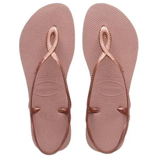 Produktbild: Havaianas – Luna, bequeme, stilvolle und funktionale Sandalen, sicherer Halt am Knöchel, geflochtene Riemen und rutschfeste Sohle, Damen