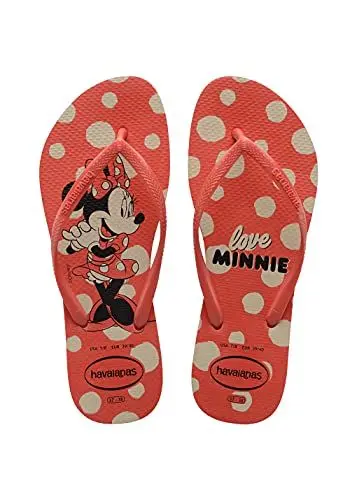 Produktbild: Havaianas – Slim Disney Stylish, bequeme, leichte und stilvolle Badelatschen, Disney-Designs, schmale Riemen und rutschfeste Sohle, Damen