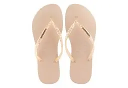 Produktbild: Havaianas Damen Slim Glitter Flourish Zehentrenner,Rosa (Macaron Pink),41/42 EU