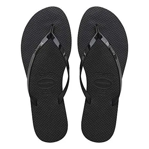 Produktbild: Havaianas - You Metallic, Bequeme, stylische und vielseitige Sandalen, Dünne Riemen mit Metallic-Finish, Kleiner Absatz, für Damen