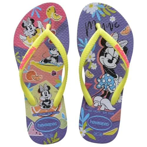 Produktbild: Havaianas Disney-Flip-Flops für Kinder, Lila Paisley, 31/32 EU