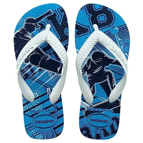 Produktbild: Havaianas – Athletic, bequeme, leichte und praktische Flip-Flops, verspieltes Design, breite Riemen und rutschfeste Sohle, Kinder