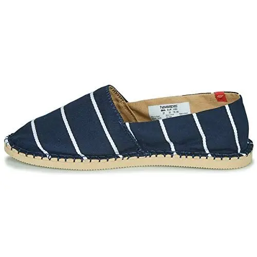 Produktbild: Havaianas Origine Stripes Espadrille Keilsandale, Marineblau, 35 EU
