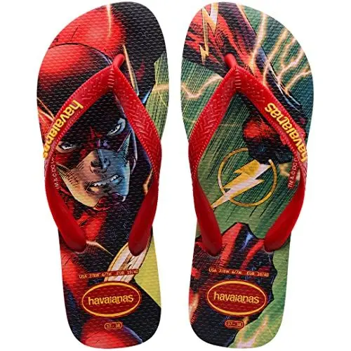 Produktbild: Havaianas - Top Heróis DC, Bequeme, langlebige und leichte Badelatschen mit Hero Sohle, Unisex-Erwachsene