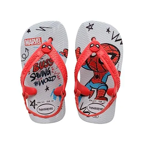 Produktbild: Havaianas Unisex-Baby-Marvel-Flipflop, Eisgrau, 19 EU