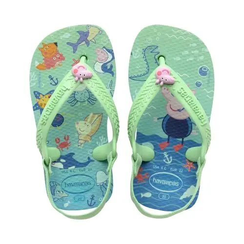 Produktbild: Havaianas Unisex Baby Peppa Pig Flipflop, Green Garden, 19 EU