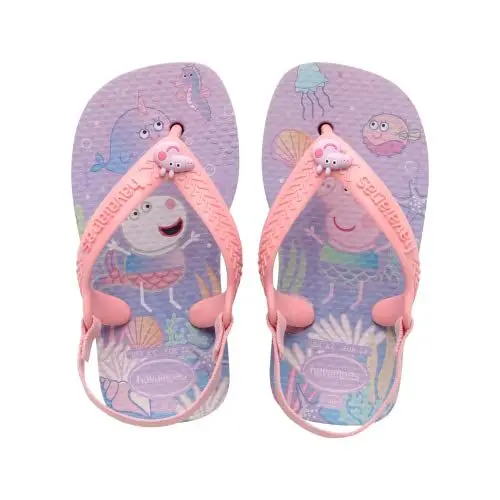 Produktbild: Havaianas Unisex Baby Peppa Pig Flipflop, Quiet Lilac, 19 EU