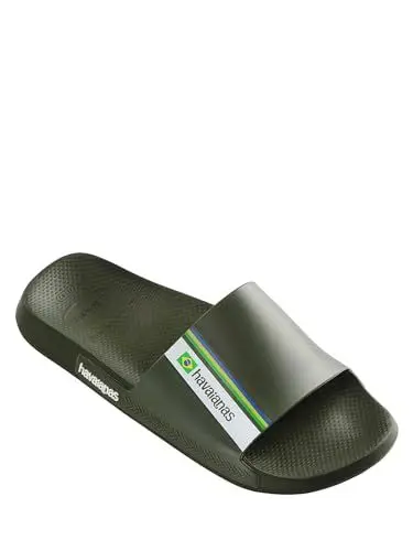 Produktbild: Havaianas Unisex Rutsche Brasil Grün Schiebe-Sandalen, 43/44 EU