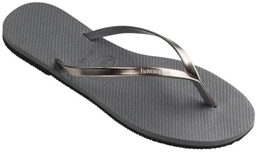 Produktbild: Havaianas - You Metallic, Bequeme, stylische und vielseitige Sandalen, Dünne Riemen mit Metallic-Finish, Kleiner Absatz, für Damen