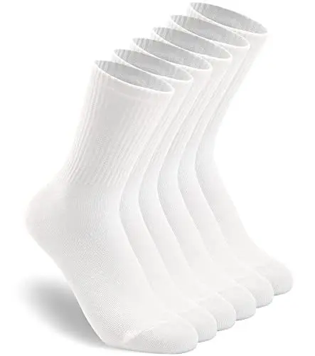 Produktbild: HAVE A TREE Women's 3-6 Pack Crew lightweight thin Casual Calf Socks (H001-3W)