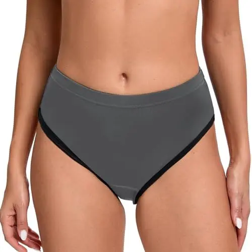 Produktbild: Havideto Radunterhose Damen Gepolstert Fahrradunterhose Atmungsaktive Radlerunterhose Damen Fahrrad Unterhosen 3D Gel Rad Unterwäsche Grau M
