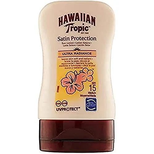 Produktbild: Hawaiian Tropic Satin Protection Sun Lotion Sonnencreme LSF 15 Mini, 100 ml, 1 St