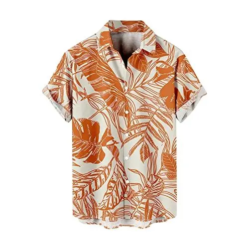 Produktbild: hawaiihemd Herren pink Basic Shirts Herren XL muskelshirts Herren 4XL holzfäller Hemden jacken Herren Herren Kurzarmhemd bügelfrei 5XL Hawaii Hemd Set Herren Flannel Hemden