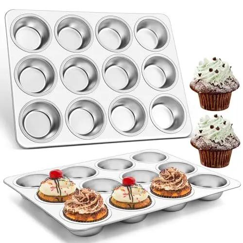 Produktbild: HaWare Edelstahl Muffinform 2er Set